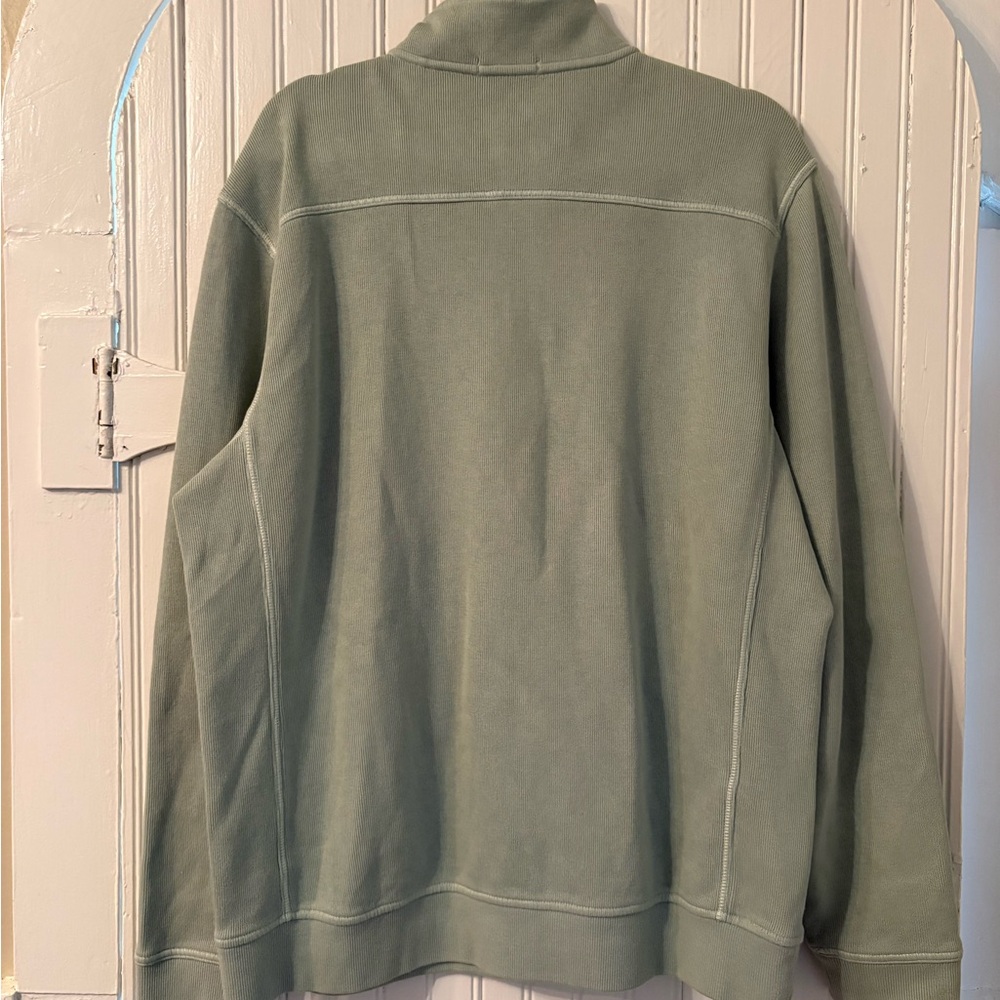 Tommy Bahama Sage Relax Quarter Zip Pullover Sweatshirt Size Mens Large - Picture 6 of 9